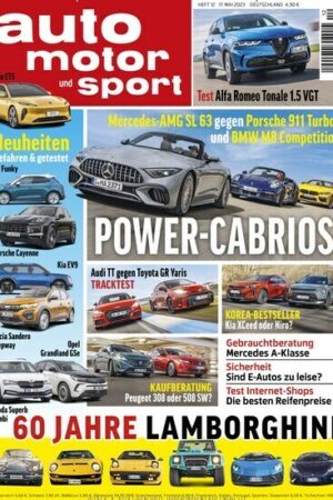 LeseZirkel Zeitschrift Auto Motor und Sport Titelbild