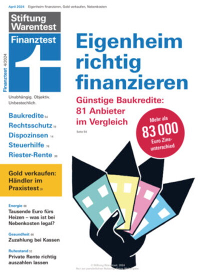 LeseZirkel Zeitschrift Finanztest Titelbild