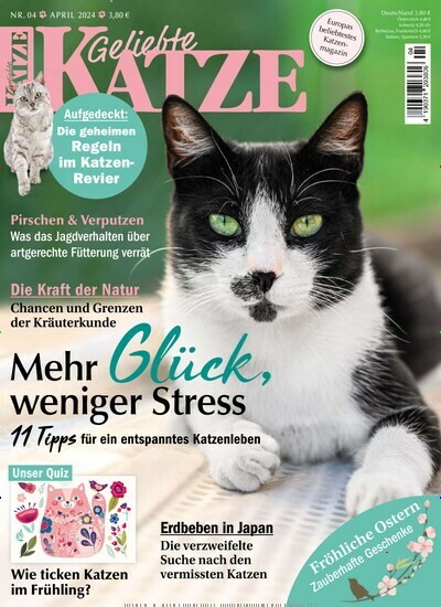 LeseZirkel Zeitschrift Geliebte Katze Titelbild